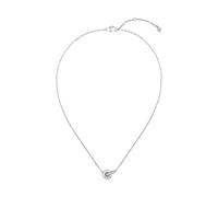 BOSS Silberfarbene Halskette mit verschlungenen Ringen und Pavé-Kristallen - Style LIVE PRECIOUS, HB1580754 Silberfarben ONESI