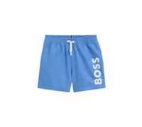 BOSS Kids-Badeshorts aus angerautem Gewebe mit Logo-Print - Style J52069/84B03A, J52069 Blau 86