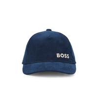 BOSS Kids-Cap aus Baumwoll-Samt mit Logo-Stickerei - Style J52717/84952, J52717 Dunkelblau 54