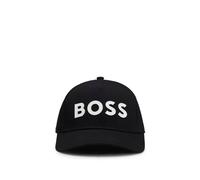 BOSS Kids-Cap aus Baumwoll-Twill mit gummiertem Logo-Print - Style J51681/09B52, J51681 Schwarz 54