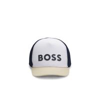 BOSS Kids-Cap im Colour-Block-Design mit Logo-Print - Style J51696/10P42, J51696 Weiß 42