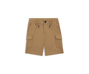 BOSS Kids-Cargoshorts aus Stretch-Gewebe mit Tunnelzugbund - Style J50681/26914A, J50681 Braun 102