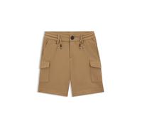 BOSS Kids-Cargoshorts aus Stretch-Gewebe mit Tunnelzugbund - Style J50681/84904A, J50681 Braun 114