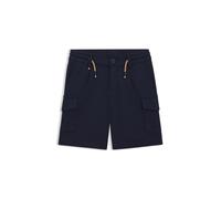 BOSS Kids-Cargoshorts aus Stretch-Gewebe mit Tunnelzugbund - Style J50681/84904A, J50681 Dunkelblau 102