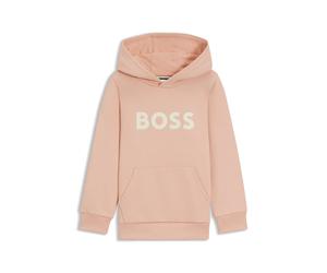 BOSS Kids-Fleece-Hoodie aus Baumwoll-Mix mit Logo-Print - Style J52351/44S04A, J52351 Hellrosa 126