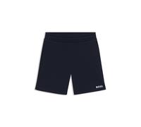 BOSS Kids-Fleece-Shorts aus Baumwoll-Mix mit Logo-Print - Style J52086/21C18M, J52086 Dunkelblau 86
