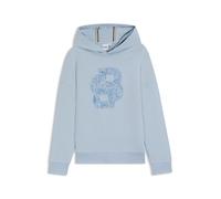 BOSS Kids-Hoodie aus Stretch-Baumwolle mit Double-B-Monogramm - Style J52147/88706A, J52147 Hellblau 150