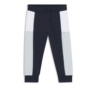 BOSS Kids-Jogginghose aus Baumwoll-Mix mit Fleece-Struktur im Colour-Block-Design - Style J52429/84918M, J52429 Dunkelblau 81