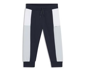 BOSS Kids-Jogginghose aus Baumwoll-Mix mit Fleece-Struktur im Colour-Block-Design - Style J52429/84918M, J52429 Dunkelblau 94
