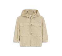 BOSS Kids Kapuzenjacke mit Streifen-Muster an den Ärmelbündchen - Style J52998/24904A, J52998 Beige 114