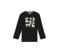 BOSS Kids-Longsleeve aus Baumwolle mit Artwork-Print - Style J52376/09B04A, J52376 Schwarz 102