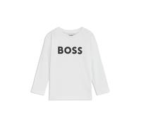 BOSS Kids-Longsleeve aus Baumwolle mit Kontrast-Logo - Style J25P25/84906A, J25P25 Weiß 126