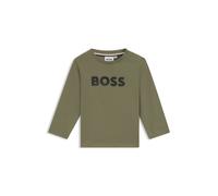 BOSS Kids-Longsleeve aus Baumwolle mit Logo-Artwork - Style J52467/72402A, J52467 Dunkelgrün 74