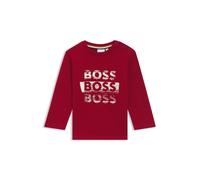 BOSS Kids-Longsleeve aus Baumwolle mit Logos - Style J52463/96D02A, J52463 Rot 86