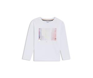 BOSS Kids-Longsleeve aus Stretch-Baumwolle mit Artwork - Style J52421/10P04A, J52421 Weiß 114