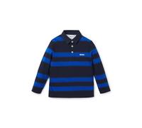 BOSS Kids-Longsleeve-Poloshirt mit Streifen und Logo - Style J51169/84908A, J51169 Dunkelblau 114