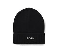 BOSS Kids-Mütze mit gummiertem Logo-Print - Style J52616/724T2, J52616 Schwarz 58
