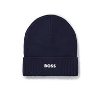 BOSS Kids-Mütze mit gummiertem Logo-Print - Style J52616/849T2, J52616 Dunkelblau 52