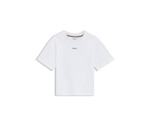BOSS Kids Oversized T-Shirt aus Baumwolle mit grafischem Logo auf der Rückseite - Style J52987/10P14A, J52987 Weiß 102