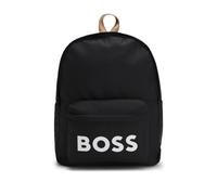 BOSS Kids-Rucksack aus strukturiertem Gewebe mit Logo-Print - Style J52652/09BUNQ, J52652 Schwarz ONESI