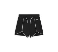 BOSS Kids-Shorts aus Stretch-Gewebe mit Paspeln und Logo - Style J50646/09B10A, J50646 Schwarz 114