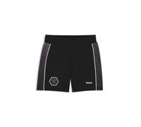 BOSS Kids-Shorts aus Stretch-Jersey mit Logo-Print - Style J52692/09B10A, J52692 Schwarz 126