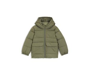 BOSS Kids-Steppjacke mit Kapuze und Logo-Print - Style J52396/09B04A, J52396 Dunkelgrün 114