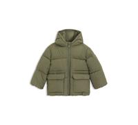 BOSS Kids-Steppjacke mit Kapuze und Logo-Print - Style J52476/72402A, J52476 Dunkelgrün 74