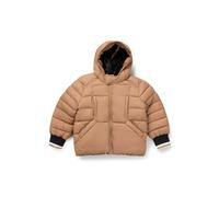 BOSS Kids-Steppjacke mit Logo-Aufnäher in Gummi-Optik - Style J51240/26908A, J51240 Braun 138