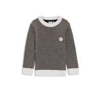 BOSS Kids-Strickpullover aus dreifarbiger Baumwolle - Style J52345/09B04A, J52345 Schwarz 138