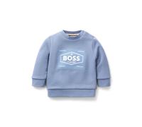 BOSS Kids-Sweatshirt aus Baumwoll-Mix mit Fleece-Struktur und Logo-Artwork - Style J51287/04903A, J51287 Blau 74