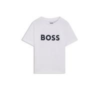 BOSS Kids-T-Shirt aus Baumwoll-Jersey mit Kontrast-Logo - Style J25P24/09B04A, J25P24 Weiß 126