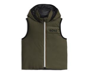 BOSS Kids-Wende-Weste - Style J53436/63D12A, J53436 Dunkelgrün 150