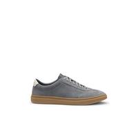 BOSS Sneakers aus Veloursleder mit Gummisohlen - Style Kieran_Tenn_sdoxf, 50548715 Grau 40