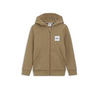 BOSS Kinder-Hoodie mit Reißverschluss und Logo-Label - Style J52945/29504A, J52945 Braun 138