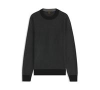 BOSS Herren Strickpullover aus Baumwollmix KLAPOK, schwarz, Gr. L