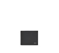 BOSS Klapp-Geldbörse aus recyceltem Leder - Style Northon_Trifold, 50568401 Schwarz ONESI