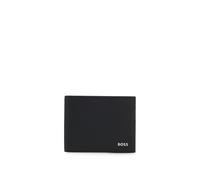 BOSS Klapp-Geldbörse mit Monogramm-Prägung und Metall-Logo - Style Northon_M_6cc, 50573518 Schwarz ONESI