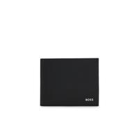 BOSS Klapp-Geldbörse mit Struktur und poliertem Logo-Schriftzug - Style Northon_Trifold, 50568401 Schwarz ONESI