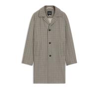 BOSS Klassischer Mantel mit Karo-Muster - Style C-Clark-253, 50546039 Beige gemustert 46