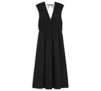 BOSS Kleid aus Baumwoll-Popeline mit gerafften Details - Style C_Derich, 50559089 Schwarz 38