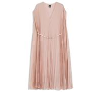 BOSS Kleid aus Chiffon in Knitter-Optik mit Gürtel und Overlay - Style Dennya, 50548050 Hellrosa 36