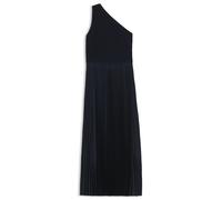 BOSS Kleid aus Rippstrick mit One-Shoulder-Design und Plissee-Rock - Style Foki, 50562654 Dunkelblau XS