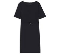 BOSS Kleid aus Schurwolle mit Metall-Detail am Gürtel - Style Daleah, 50490041 Dunkelblau 32