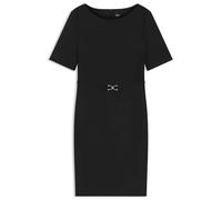 BOSS Slim-Fit Kleid aus Schurwolle mit Gürtel-Detail - Style Daleah, 50490041 Schwarz 34