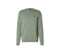 BOSS Green Regular Fit Strickpullover aus reiner Baumwolle Modell 'EVER-X' in Lind, Größe L