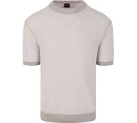 BOSS Knitted T-shirt Kantonio Grau - Größe L Grau L