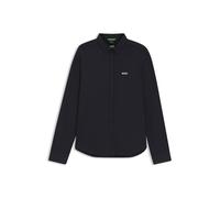 BOSS Knitterfreies Hemd aus Baumwoll-Jersey mit natürlichem Stretch - Style ST_Motion L, 50555946 Dunkelblau XL