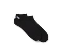 BOSS Knöchellange Socken aus Stretch-Baumwolle im Zweier-Pack - Style 2P AS Sport CC, 50469859 Schwarz 39-42