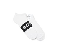 BOSS Herren 2p Logo Cc Sneakersocken, White100, 43-46 EU